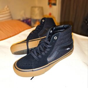 Black and tan gum sk8 hi pro NWOB